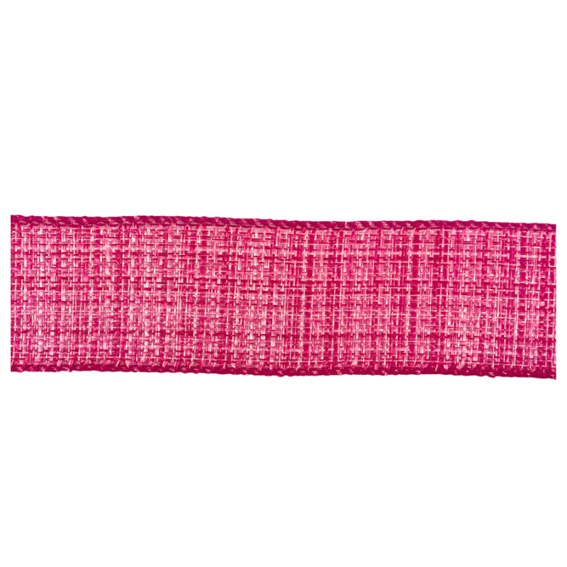 1.5" x 10yd Fuchsia Canvas Ribbon