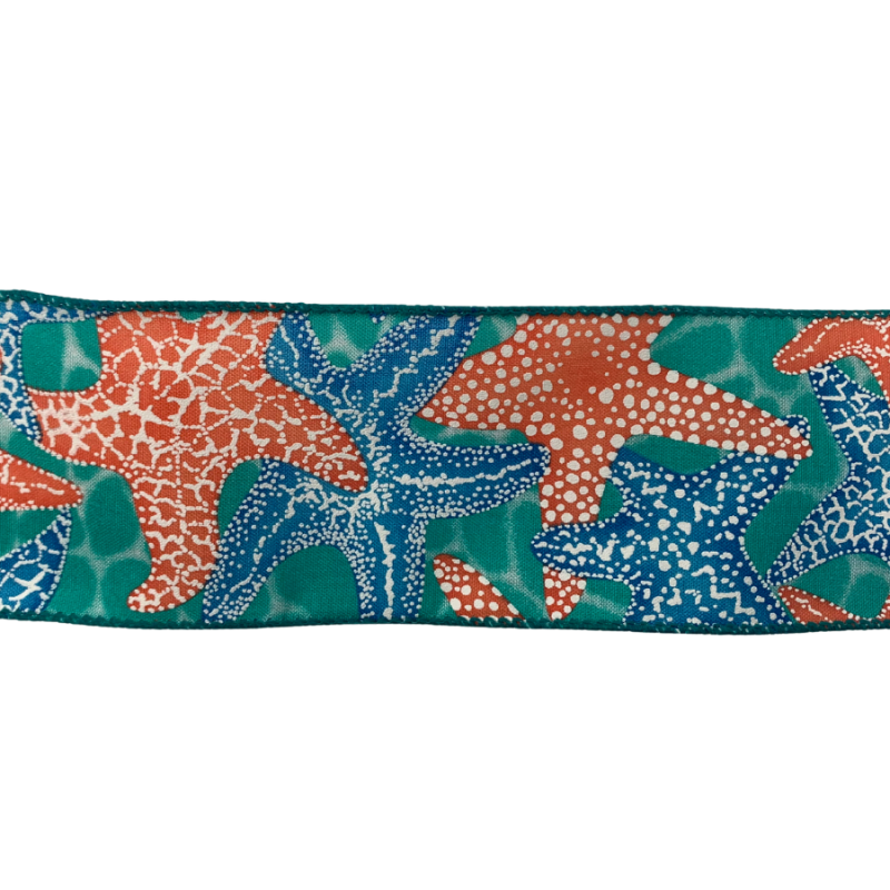 2.5" x 10yd Star Fish Ribbon
