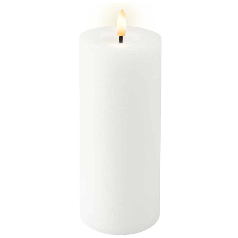 Lumineo LED Wax Candle w/ Flame Effect - Cream