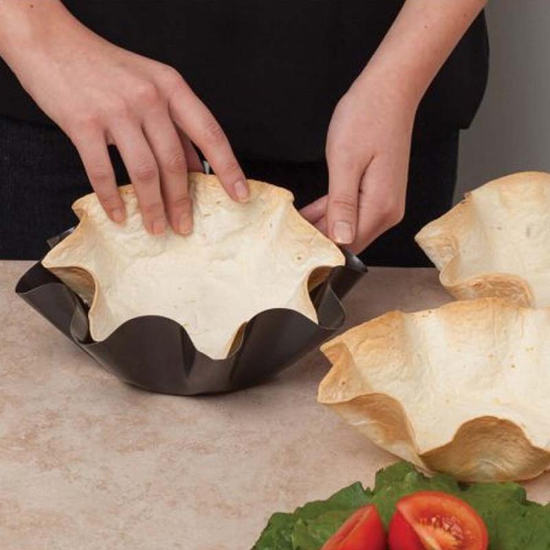 HIC Kitchen Tortilla Salad Bowl Maker - Set of 2