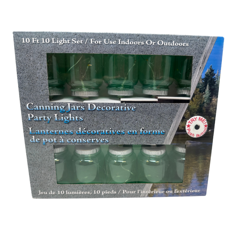 Indoor/Outdoor Canning Jars Theme Party Lights
