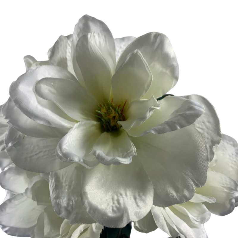 22" Magnolia Bush- White