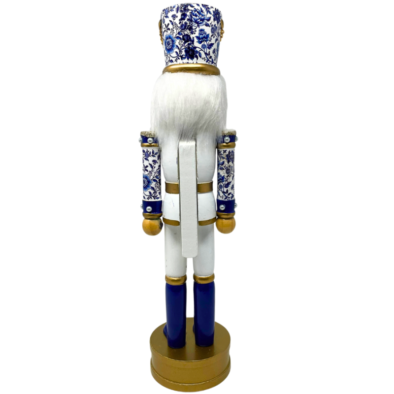 15" Chinoiserie Nutcracker - Top Hat