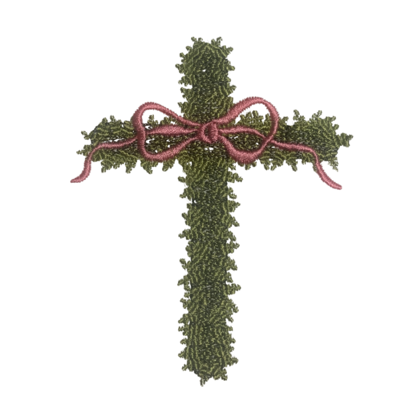 58" Cross Wreath Sash