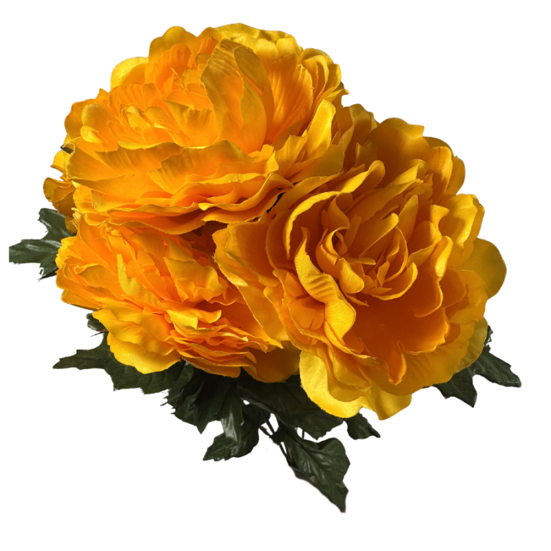 22" Peony Bush - Yellow
