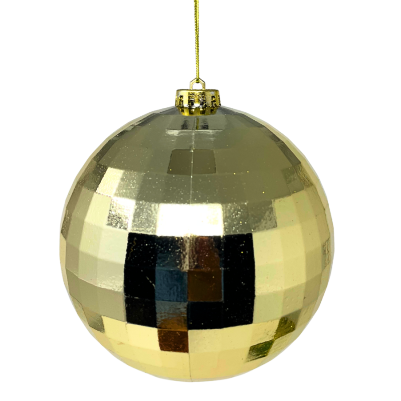 6" Green, Red & Gold Ball Ornament Set