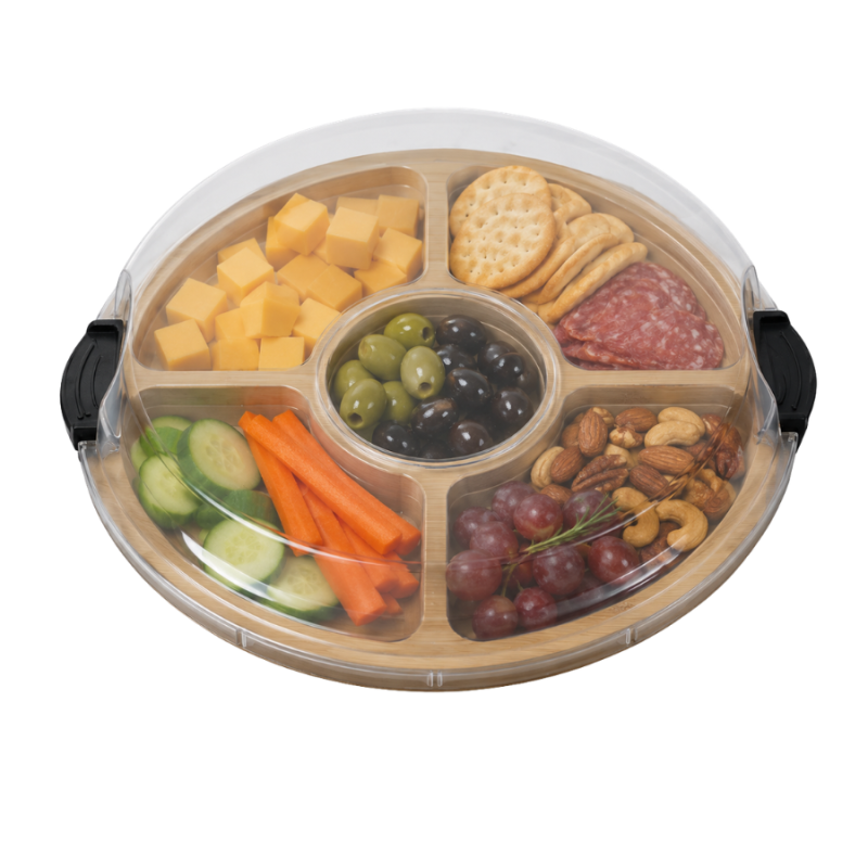 14" Cutting & Serving Board w/ Locking Lid