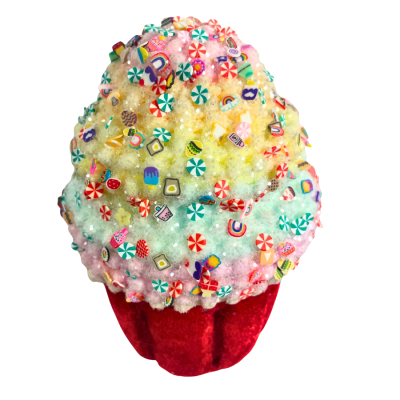 7" Cupcake Ornament