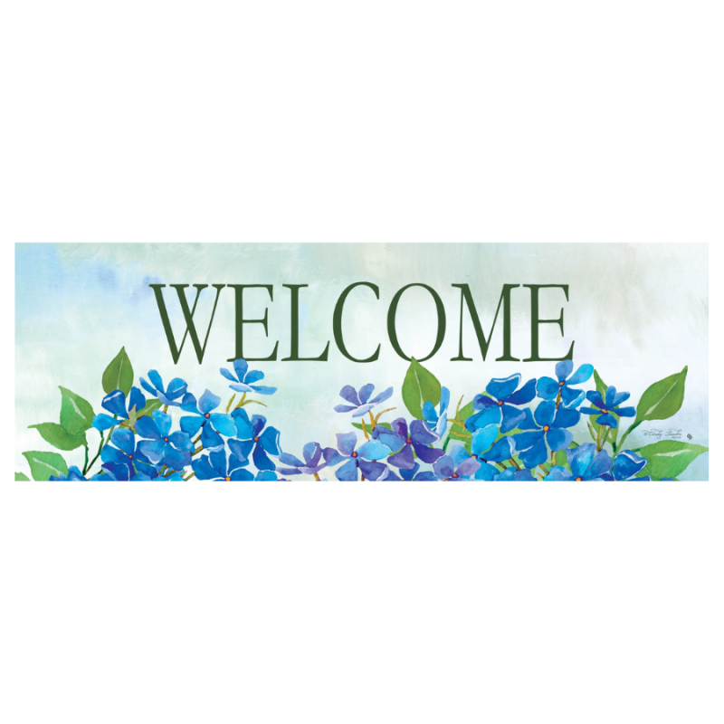 Hydrangeas Welcome Signature Sign