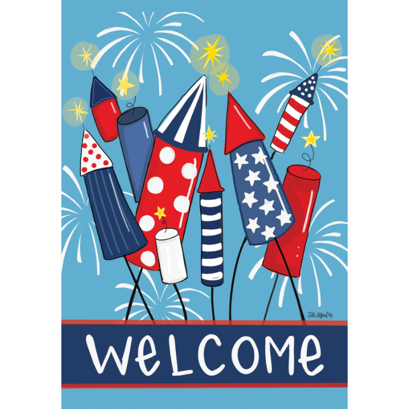 Fireworks House Flag