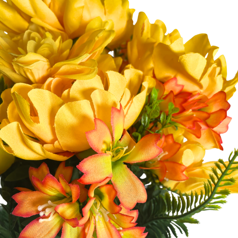 23" Yellow/Orange Autumn Bush