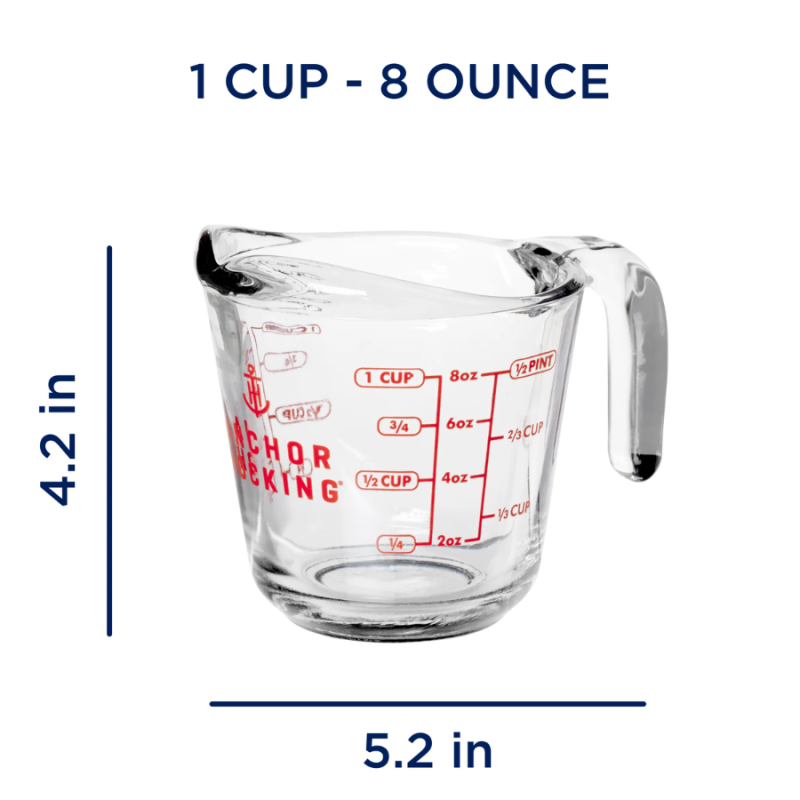 Anchor Hocking 1 Cup Measuring Cup
