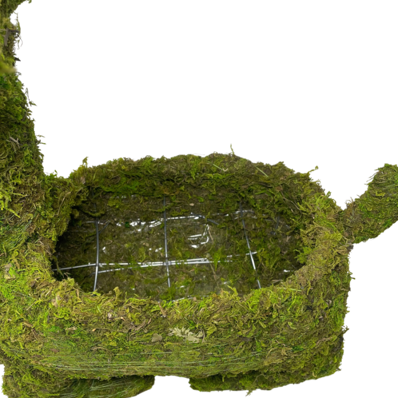 23" Sitting Reindeer Deco Moss Planter