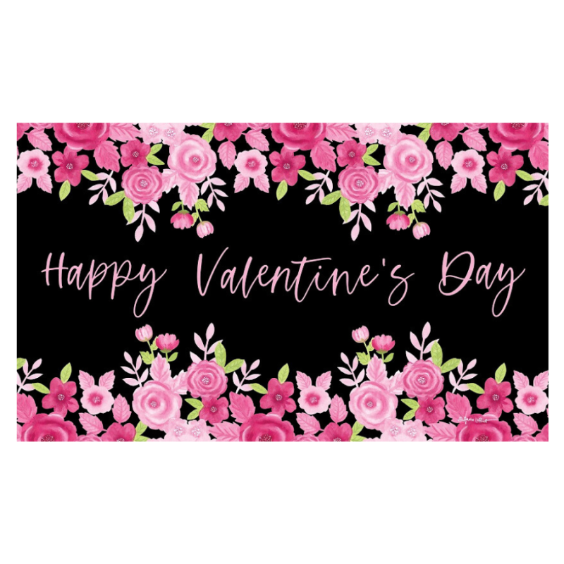 Valentine Floral Doormat
