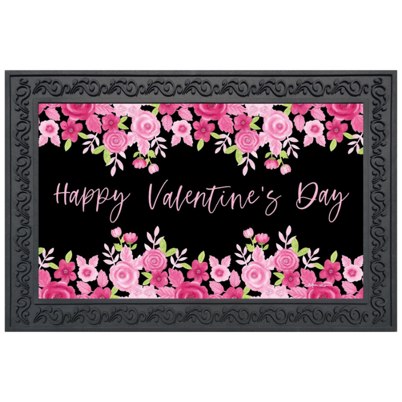 Valentine Floral Doormat