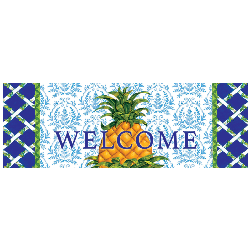 Elegant Pineapple Signature Sign