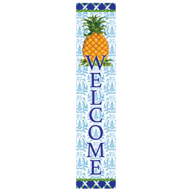 Elegant Pineapple Yard Expression Sign