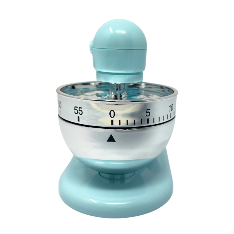 4" Teal Kitchen Stand Mixer Timer