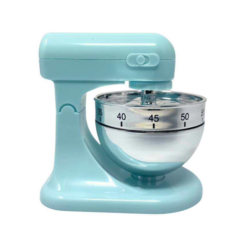4" Teal Kitchen Stand Mixer Timer