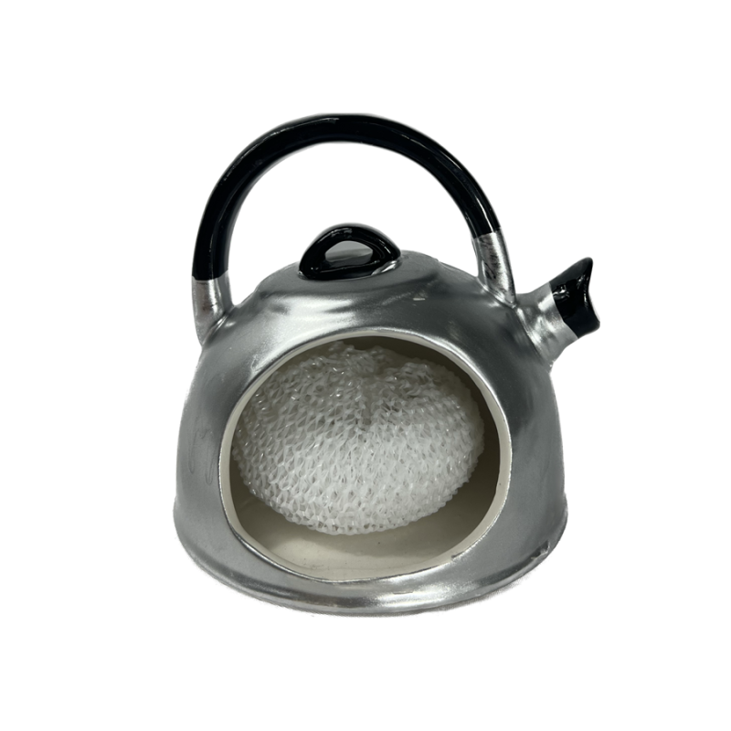 Tea Kettle Soap Scrubber Holder