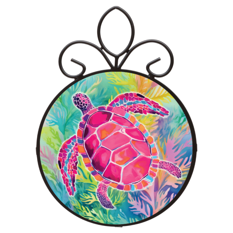 Watercolor Turtle Suncatcher