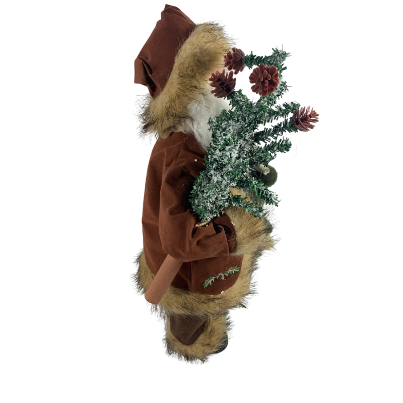 16" Santa w/ Eagle & Lantern