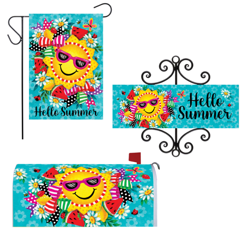 Hello Summer Yard Decor Set