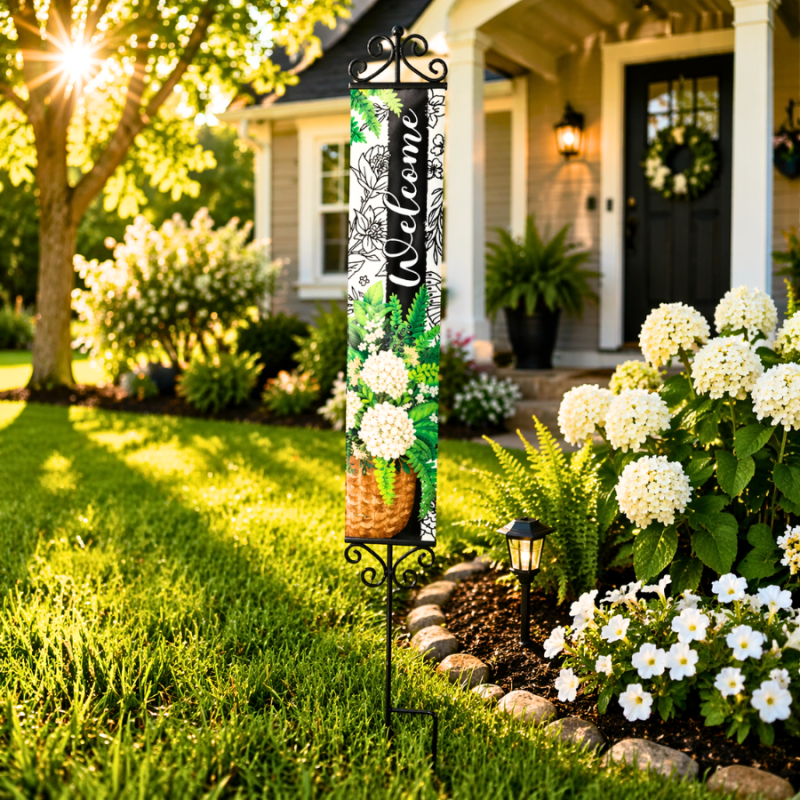 Elegant Fern Yard Expression Sign