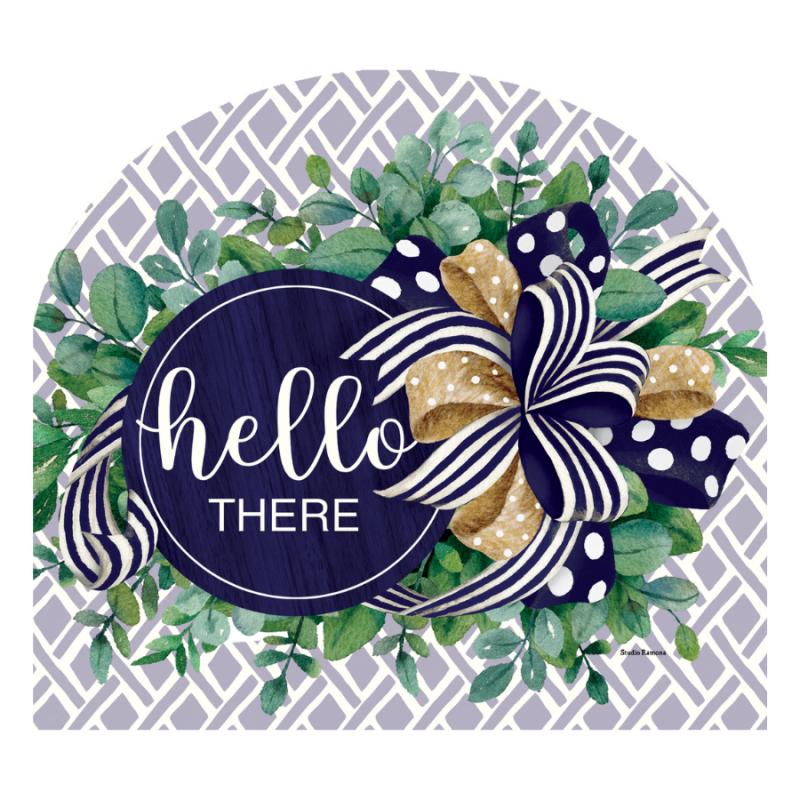 Eucalyptus on Navy Arbor Mates Insert