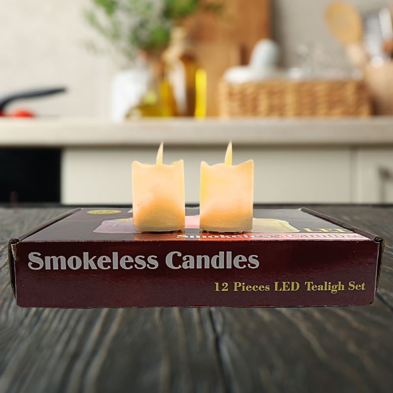 Flameless Tealight Candle 12 pack