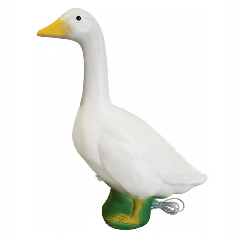23" Light-Up Porch Goose