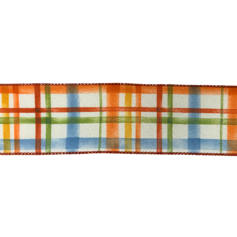 2.5"x 10yd Autumn Tuttola Plaid Ribbon