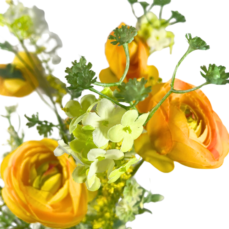 21" Ranunculus Filler Bush - Yellow