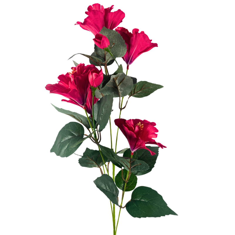 28" Hibiscus Spray - Pink