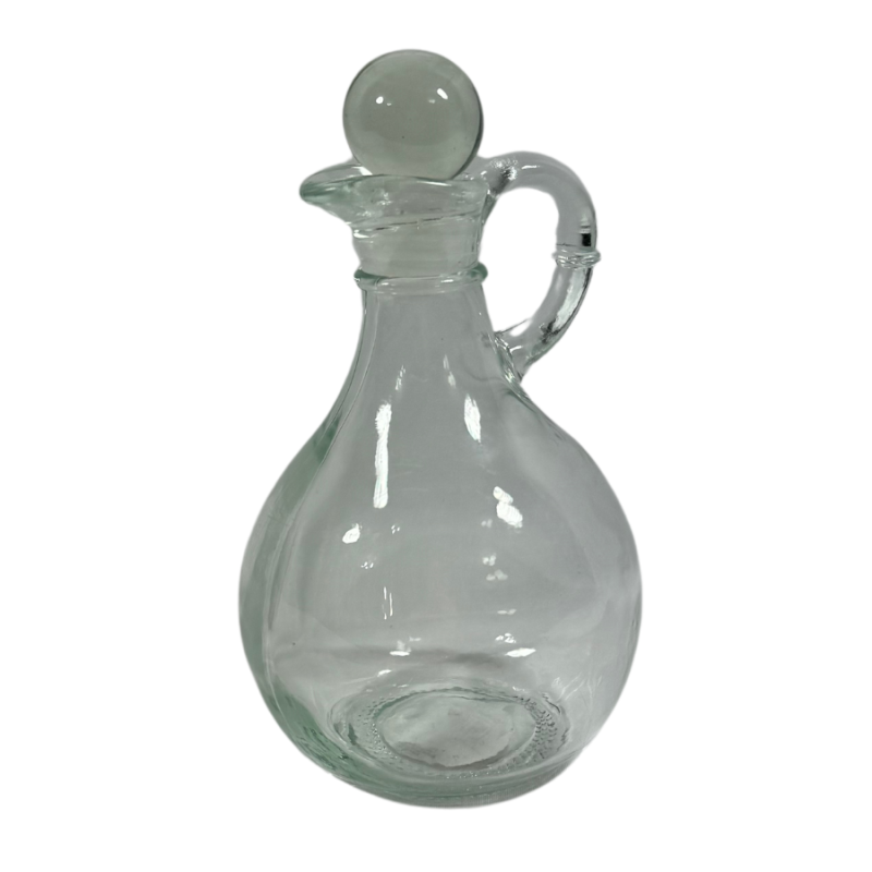 Anchor Hocking 10 oz Glass Cruet with Glass Suction Stopper