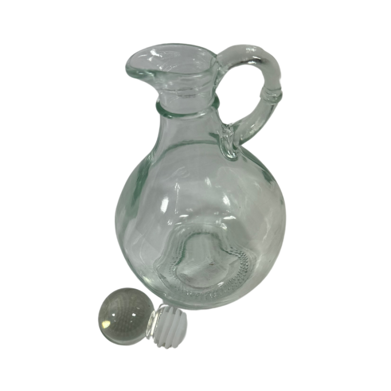 Anchor Hocking 10 oz Glass Cruet with Glass Suction Stopper