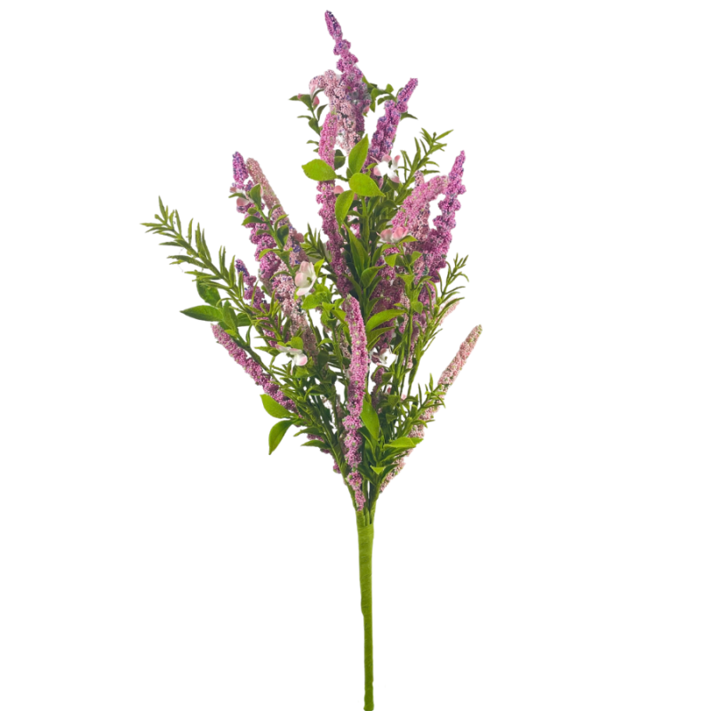 23" Lavender & Floral Bush