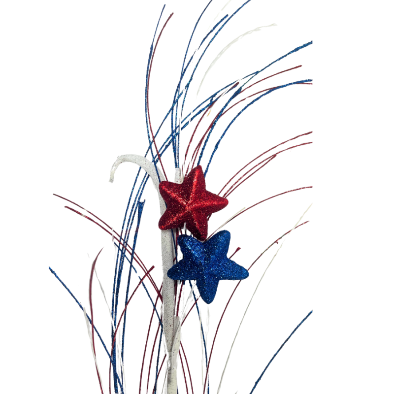 35" Glittered Star Explosion Spray