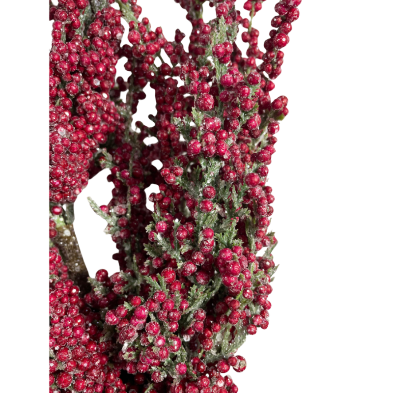 29" Frosted Berry Cluster Spray