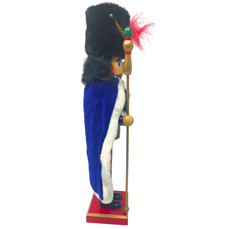 15" Velvet Coated Nutcracker
