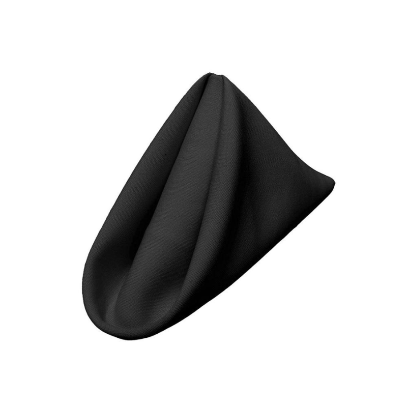 Fabric 6ct Napkin- Black