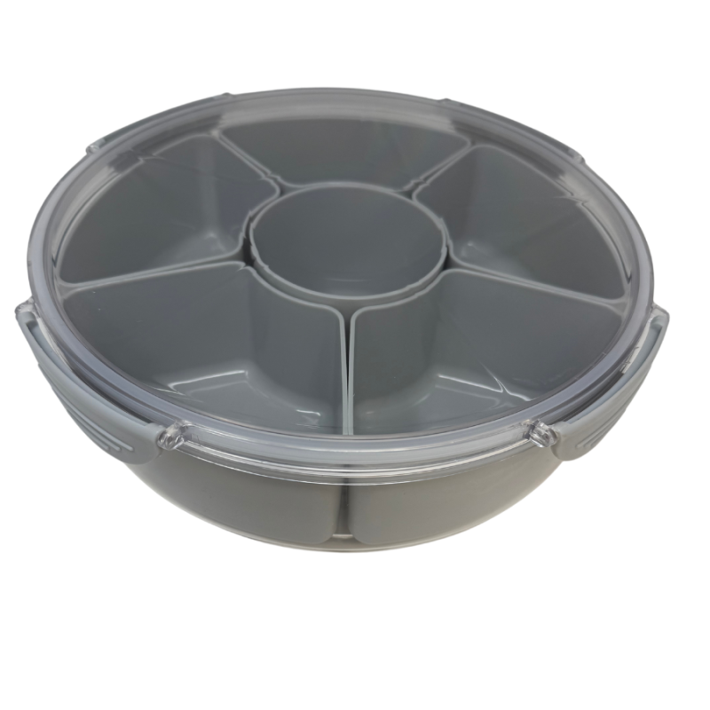 3.9 Qt. Fresh & Seal Rotating Tray- Grey