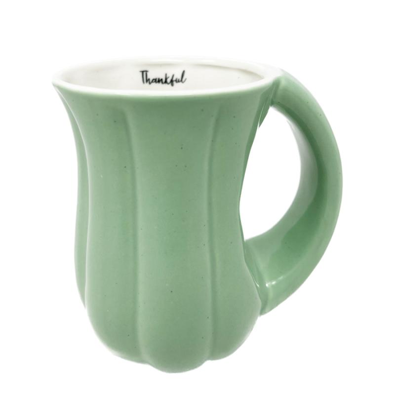 16 oz Pumpkin Cozy Mug - Green Thankful