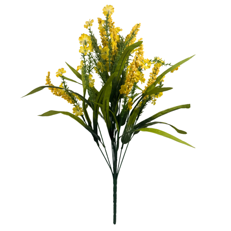 22" Gypso & Astilbe Bush - Yellow