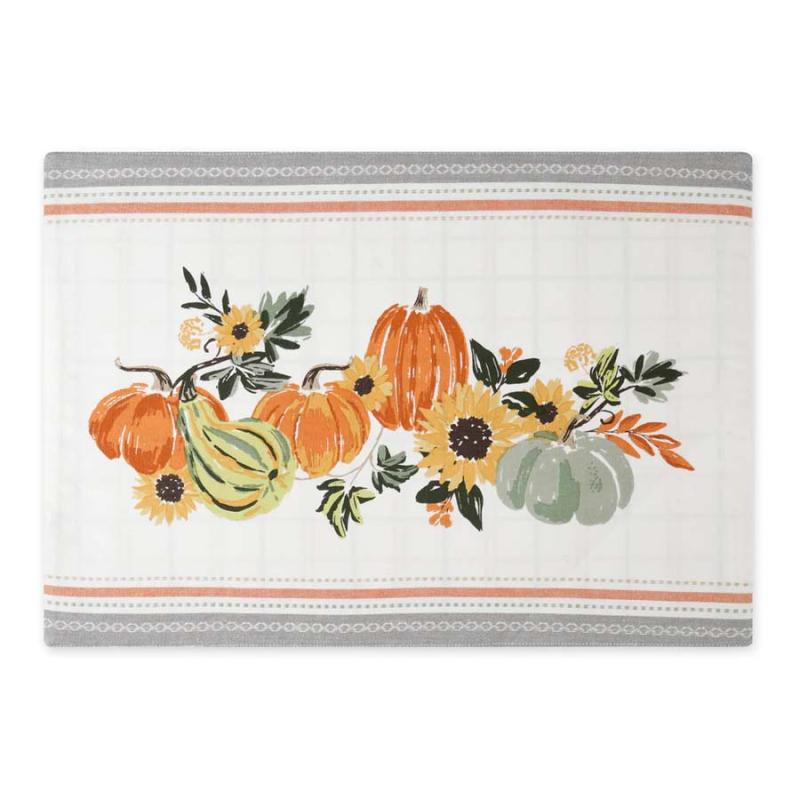 Fall Squash Embellished Placemat