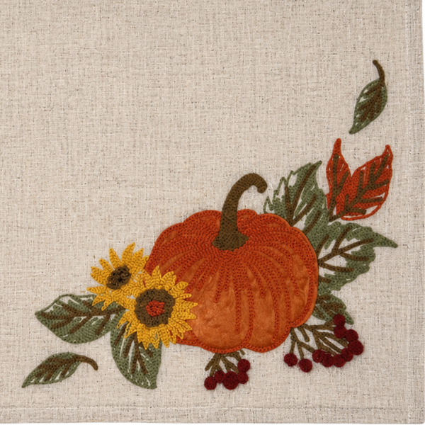 Pumpkin Harvest Embellished Placemat
