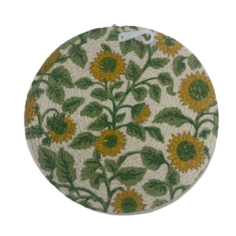 9" Set of 2 Trivet - Sunflower