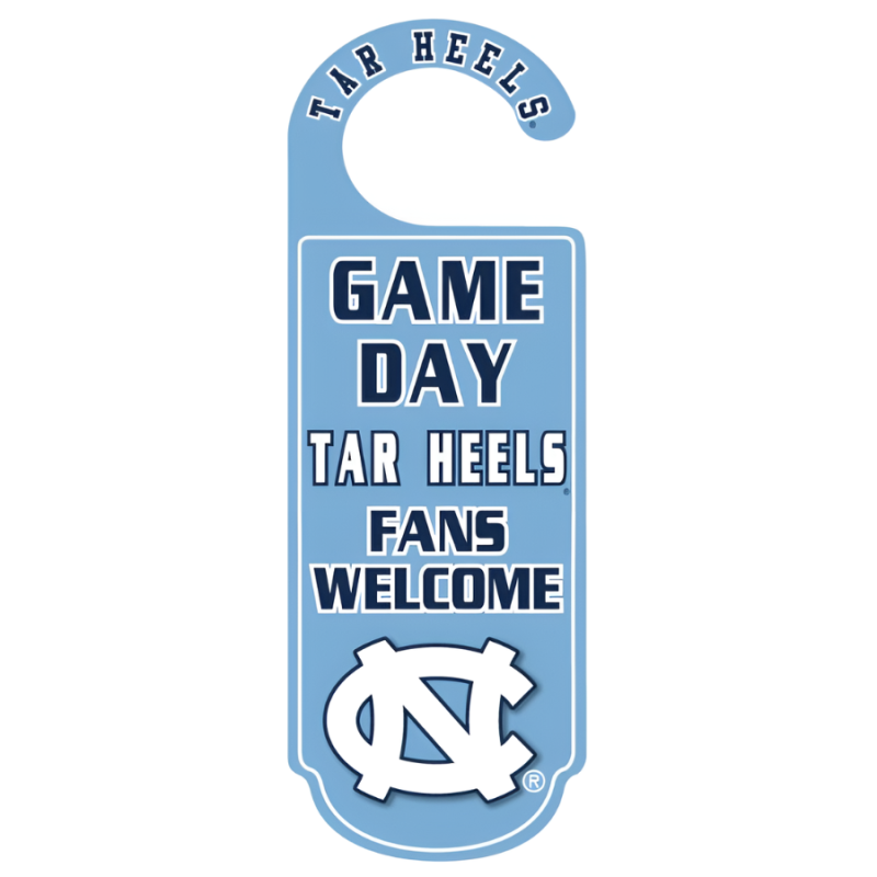 UNC Tar Heels Reversable Door Hanger