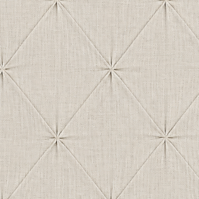 18" Diamond Tuck Ivory Indoor Pillow