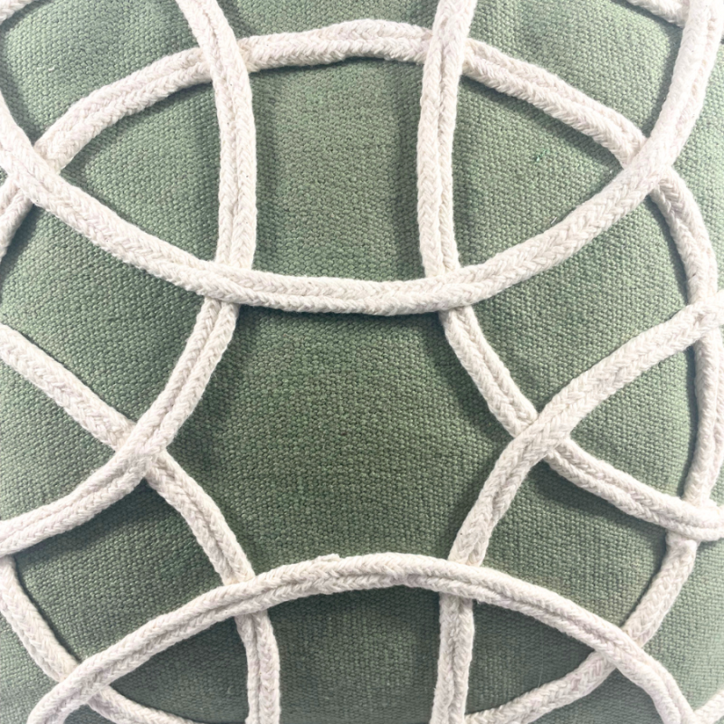 18" Lily Sage Geometric Accent Indoor Pillow